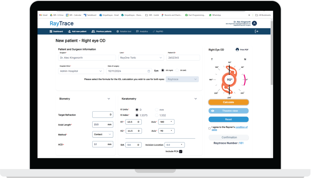 Rayner RayTRACE Platform